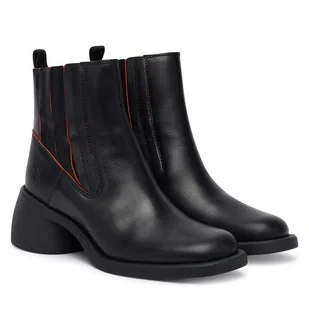 Botki Fly London Hailfly P145310001 Czarny - Botki damskie - miniaturka - grafika 1