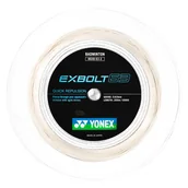 Tenis ziemny - Naciąg rakiety do badmintona Yonex  Exbolt 63 White (200 m) - miniaturka - grafika 1