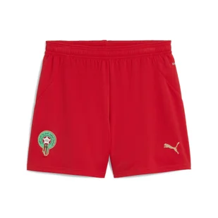 Damskie szorty Maroko 2025 PUMA Red Archive Green - Piłka nożna - miniaturka - grafika 1