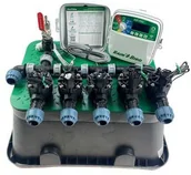 Inne akcesoria do nawadniania - Zestaw do automatycznego nawadniania Rain Bird 5 sekcji, studzienka, czujnik deszczu - miniaturka - grafika 1