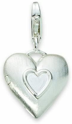 Alraune Charms Wisiorek Zawieszka Otwierane Serce Srebro 925