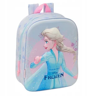 Plecak przedszkolny dla dziewczynki KRAINA LODU FROZEN ELSA 3D DISNEY - Plecaki szkolne i tornistry - miniaturka - grafika 1