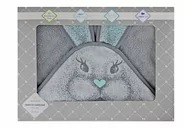 Okrycia kąpielowe dla dzieci - Texpol, Okrycie kąpielowe/Ręcznik, bambusowe, 85x85 cm - miniaturka - grafika 1