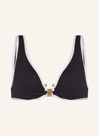 Stroje kąpielowe - Seafolly Góra Od Bikini Bralette Beach Bound schwarz - miniaturka - grafika 1