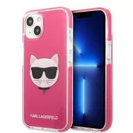 Etui i futerały do telefonów - Karl Lagerfeld Obudowa dla telefonów komórkowych Choupette Head na Apple iPhone 13 mini KLHCP13STPECPI - miniaturka - grafika 1