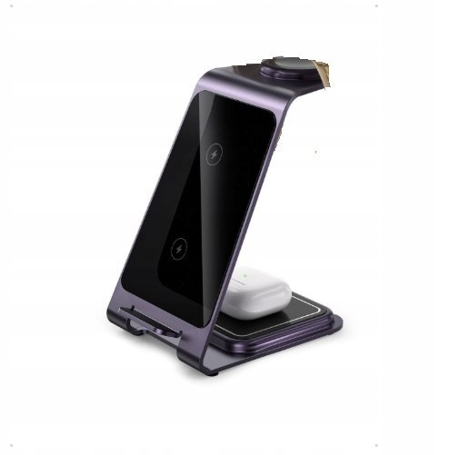 Wielofunkcyjna stacja ładująca MagSafe 3w1 czarna ładowarka