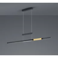 Lampy sufitowe - Trio LEUCHTEN Lampa wisząca LED Trajan, 2 700-5 000 K, czarna - miniaturka - grafika 1