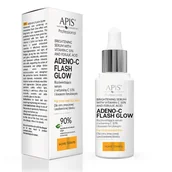 Serum do twarzy - APIS Adeno-C Flash Glow Rozświetlające Serum z Witaminą C i Kwasem Ferulowym 30ml - miniaturka - grafika 1