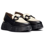 Półbuty damskie - Sneakersy damskie Wonders A-3604 MONTREAL NEGRO/CREAM 37 - miniaturka - grafika 1