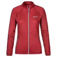 Bluzy sportowe damskie - Kilpi Junie, warstwa środkowa, damska, ciemnoczerwony - miniaturka - grafika 1