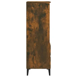 Lumarko Wysoka szafka, dąb sonoma, 40x36x110 cm,materiał drewnopochodny - Szafki do salonu - miniaturka - grafika 6