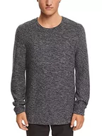 Swetry męskie - edc by ESPRIT sweter męski, 005/Black 5, XS - miniaturka - grafika 1