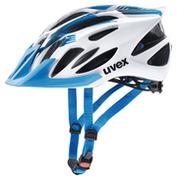 Kaski rowerowe - UVEX Flash kask rowerowy (rozmiar: 52 57 cm, 01 White/Blue) 4109660115 - miniaturka - grafika 1