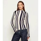 Swetry damskie - Patrizia Pepe Półgolf Slim Fit - miniaturka - grafika 1