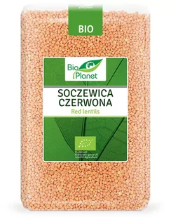 Bio Planet SOCZEWICA CZERWONA BIO 2 kg - - Ziarna i nasiona roślin strączkowych - miniaturka - grafika 1