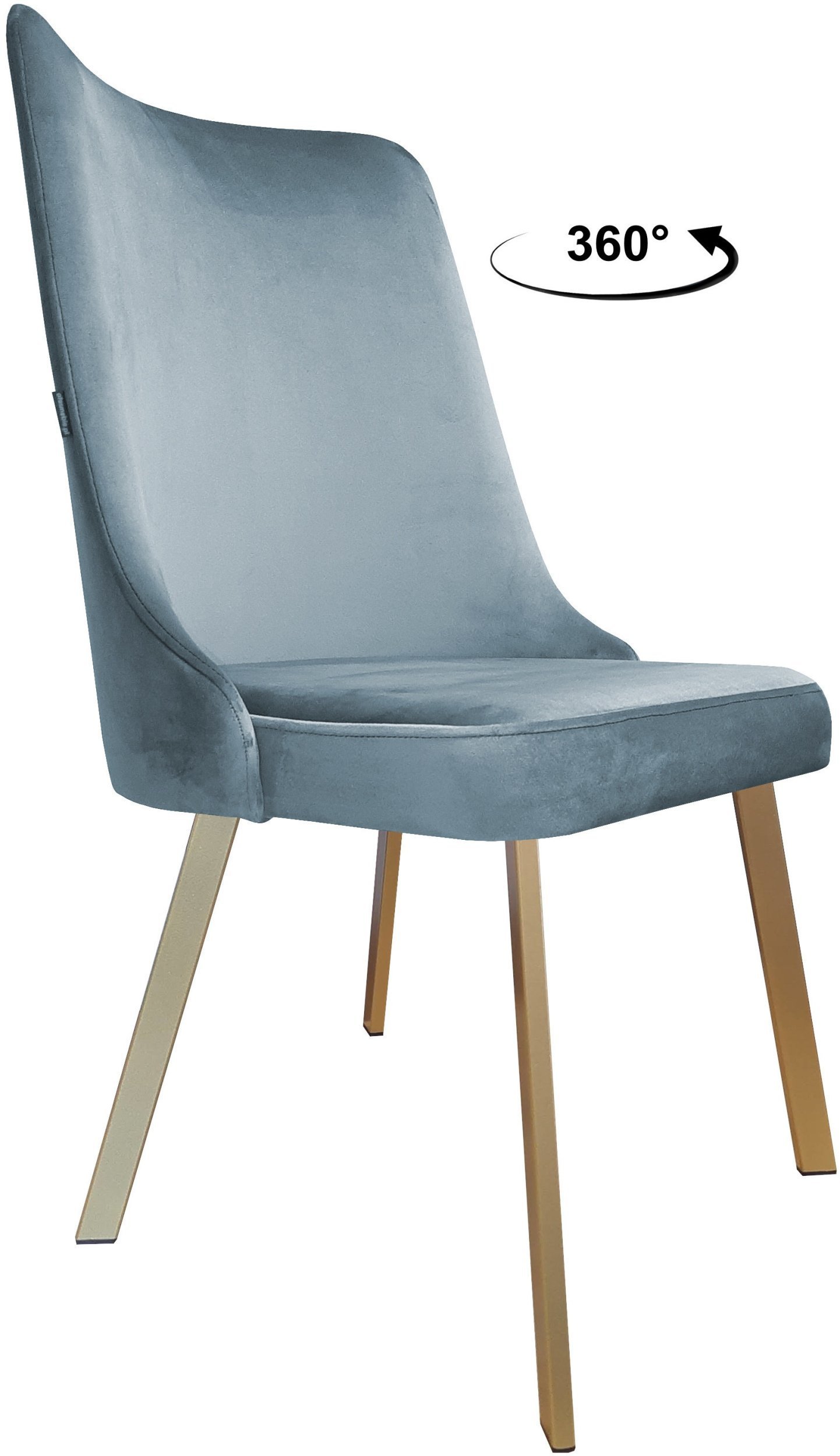 Krzesło obrotowe Victor noga Profil złota BL06