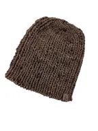 Czapki męskie - Gruba wełniana eko czapka farbowana roślinami - miniaturka - grafika 1