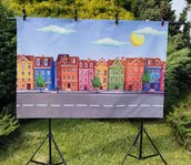 Pomoce naukowe - Miasto- Baner do szkoły i przedszkola - miniaturka - grafika 1