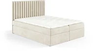 Łóżka - Łóżko kontynentalne Lilly Box 140x200 bez nóg riviera 21 - miniaturka - grafika 1