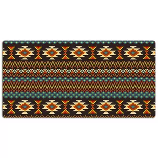 Podkład na biurko Etniczne wzory geometryczne 120x60 cm - Podkładki na biurko - miniaturka - grafika 1