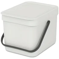 Kosze na śmieci - Kosz na odpadki sort&amp;amp;go 6l jasny szary 213267 kod: 213267 - miniaturka - grafika 1