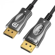 Kable - Claroc Kabel optyczny DisplayPort 1.4 AOC 8K 15 m - miniaturka - grafika 1