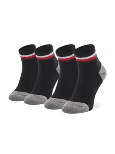 Tommy Hilfiger Zestaw 2 par wysokich skarpet dziecięcych 100001501 Czarny - Skarpetki dla dzieci - miniaturka - grafika 1