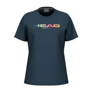 Koszulki i topy damskie - HEAD Rainbow T-shirt damski, granatowy - miniaturka - grafika 1