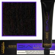 Farby do włosów i szampony koloryzujące - Loreal Professionnel Dialight 4,15 Coloration Ton Sur Ton Gel 50 ml - miniaturka - grafika 1