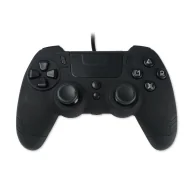 Kontrolery gier na PC - Kontroler STEELPLAY Slimpack Black do konsoli PS4/PC - miniaturka - grafika 1