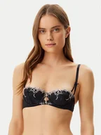 Biustonosze - Guess Biustonosz z fiszbiną O5GC10 KCQ80 Czarny - miniaturka - grafika 1