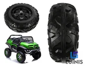 Akcesoria rowerowe - Koło do Auta na akumulator Mercedes Unimog - miniaturka - grafika 1