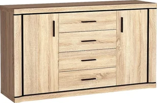 Elior Komoda 91x157 dąb sonoma - Verna 3X - Komody - miniaturka - grafika 1