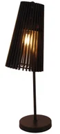 Lampy stojące - Lampa stołowa czarna ażurowy klosz - 4X V039 Gofor - miniaturka - grafika 1