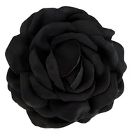Ozdoby do włosów - Klamra do Włosów Czarna Duża Kwiat Róża Bezpieczna Spinka Lekka i Efektowna - miniaturka - grafika 1