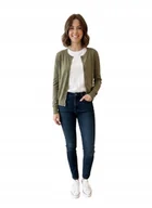 Swetry damskie - VERO MODA SWETER DAMSKI KARDIGAN Z GUZIKAMI ZIELONY S XQB - miniaturka - grafika 1