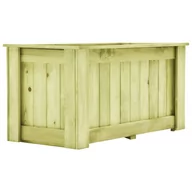 Donice - vidaXL Donica ogrodowa, 100x50x50 cm, impregnowane drewno sosnowe - miniaturka - grafika 1