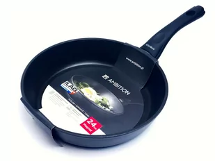 PATELNIA AMBITION MAGNAT 24CM GRUBA SOLIDNA - Patelnie - miniaturka - grafika 1