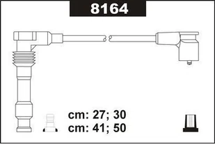 Przewody Zaplonowe 8164 - Kable wysokiego napięcia - miniaturka - grafika 1