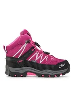 Buty trekkingowe dziecięce - CMP Trekkingi Kids Rigel Mid Wp 3Q12944 Różowy - miniaturka - grafika 1