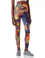 Legginsy - Desigual legginsy damskie voley, czerwony, L - miniaturka - grafika 1
