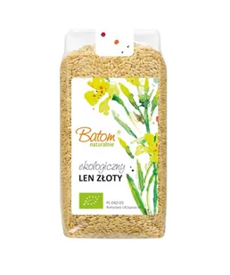 Siemię lniane złote - len złocisty BIO 500g BATOM - Zdrowa żywność - miniaturka - grafika 1