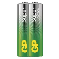 Baterie i akcesoria - Bateria alkaliczna, AA (LR6), AA, 1.5V, GP, Folia, 2-pack, SUPER - miniaturka - grafika 1