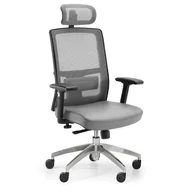 Fotele i krzesła biurowe - B2B Partner Krzesło biurowe NED MF, szary X3-52A-MF/NT04+K16 - miniaturka - grafika 1