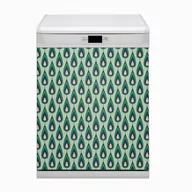 Dekoracje domu - Bluedecor Dekoracyjna mata na zmywarkę Zielone łezki 60x80 - miniaturka - grafika 1