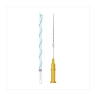 Pozostałe akcesoria kosmetyczne - Nici PLLA DOUBLE SCREW iLead 26G,50mm/80mm 2x5szt - miniaturka - grafika 1