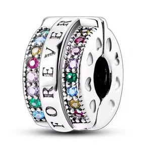 CHARMS KLIPS do bransolet modułowych zawieszka srebro C542 - Wisiorki - miniaturka - grafika 1