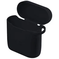 Akcesoria do słuchawek - Etui na słuchawki 3MK Silicone Case AirPods 2nd Czarny - miniaturka - grafika 1