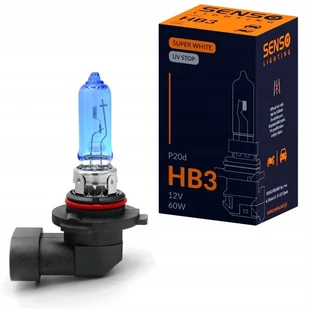 ŻARÓWKA SENSO SUPER WHITE HB3 12V 60W P20d - Żarówki samochodowe - miniaturka - grafika 1