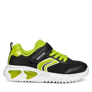 Sneakersy Geox J Assister J45DZC 014CE C0802 D Czarny - Buty dla chłopców - miniaturka - grafika 1